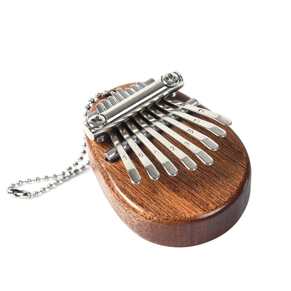 Musical Instrument Of Keyboard - 8 Key Mini Portable Thumb Piano