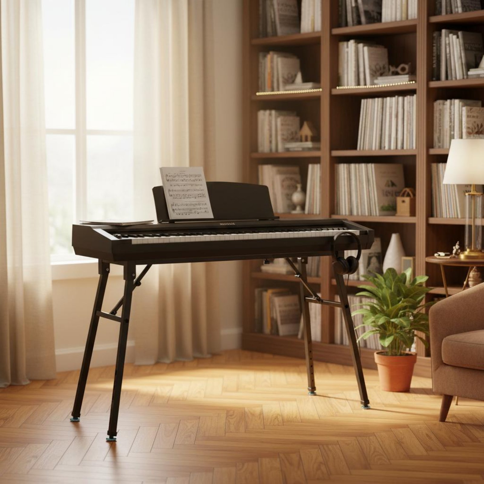 Folding Keyboard Stand Portabl - Musical Instrument Of Keyboard บทวิจารณ์และราคา