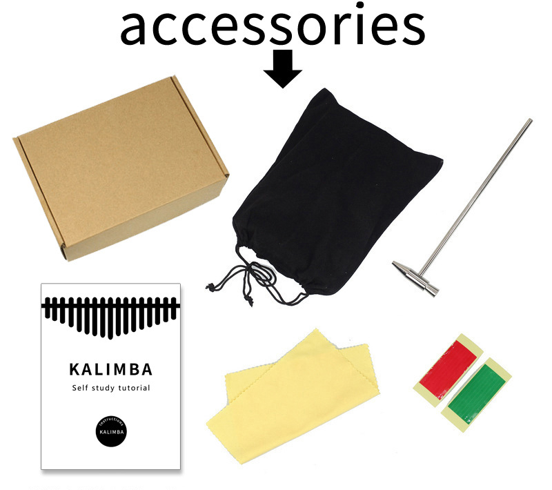 Colorful 21 Key Kalimba Kids C - Musical Instrument Of Keyboard บทวิจารณ์และราคา