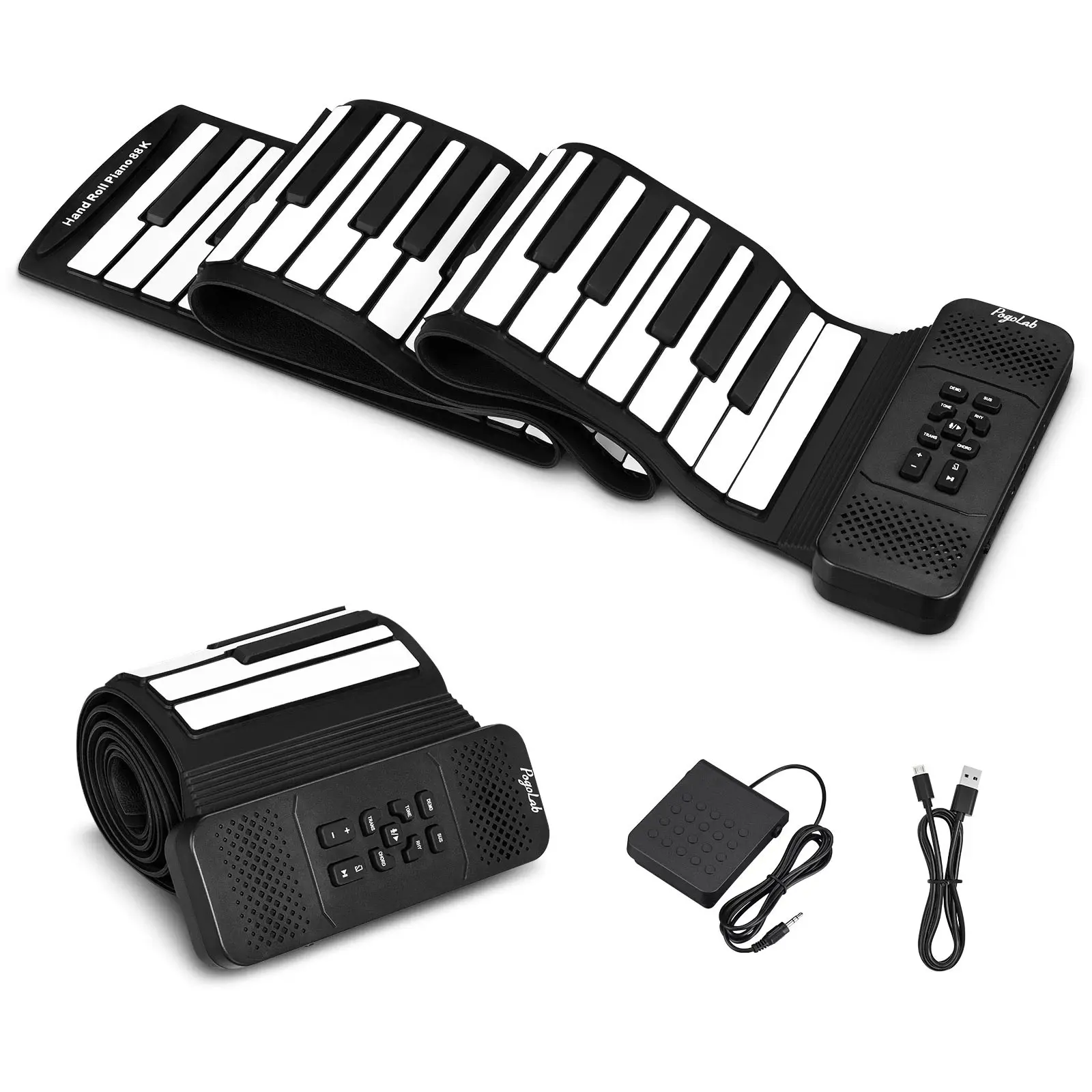 Pogolab 88 Keys Hand Roll Up P - Musical Instrument Of Keyboard บทวิจารณ์และราคา
