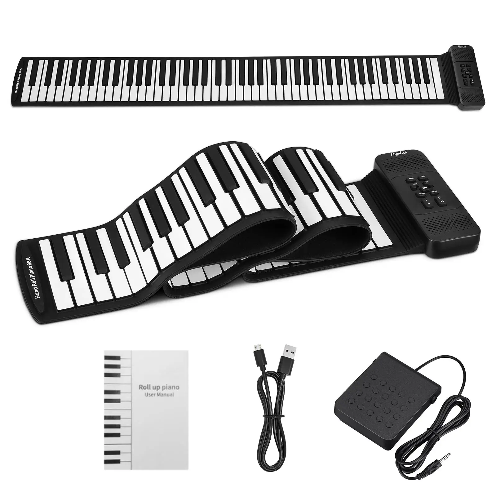 Pogolab 88 Keys Hand Roll Up P - Musical Instrument Of Keyboard บทวิจารณ์และราคา