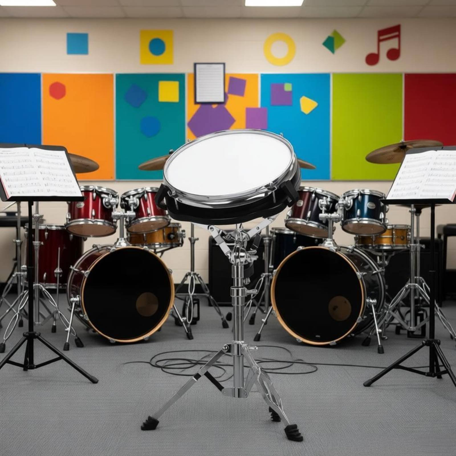 Snare Drum Stand Foldable Trip - Musical Instrument Drum บทวิจารณ์และราคา