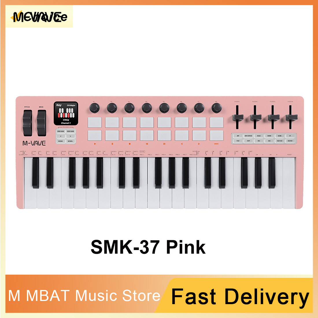 M-VAVE SMK 37 PRO 37 Key RGB M - Musical Instrument Drum บทวิจารณ์และราคา