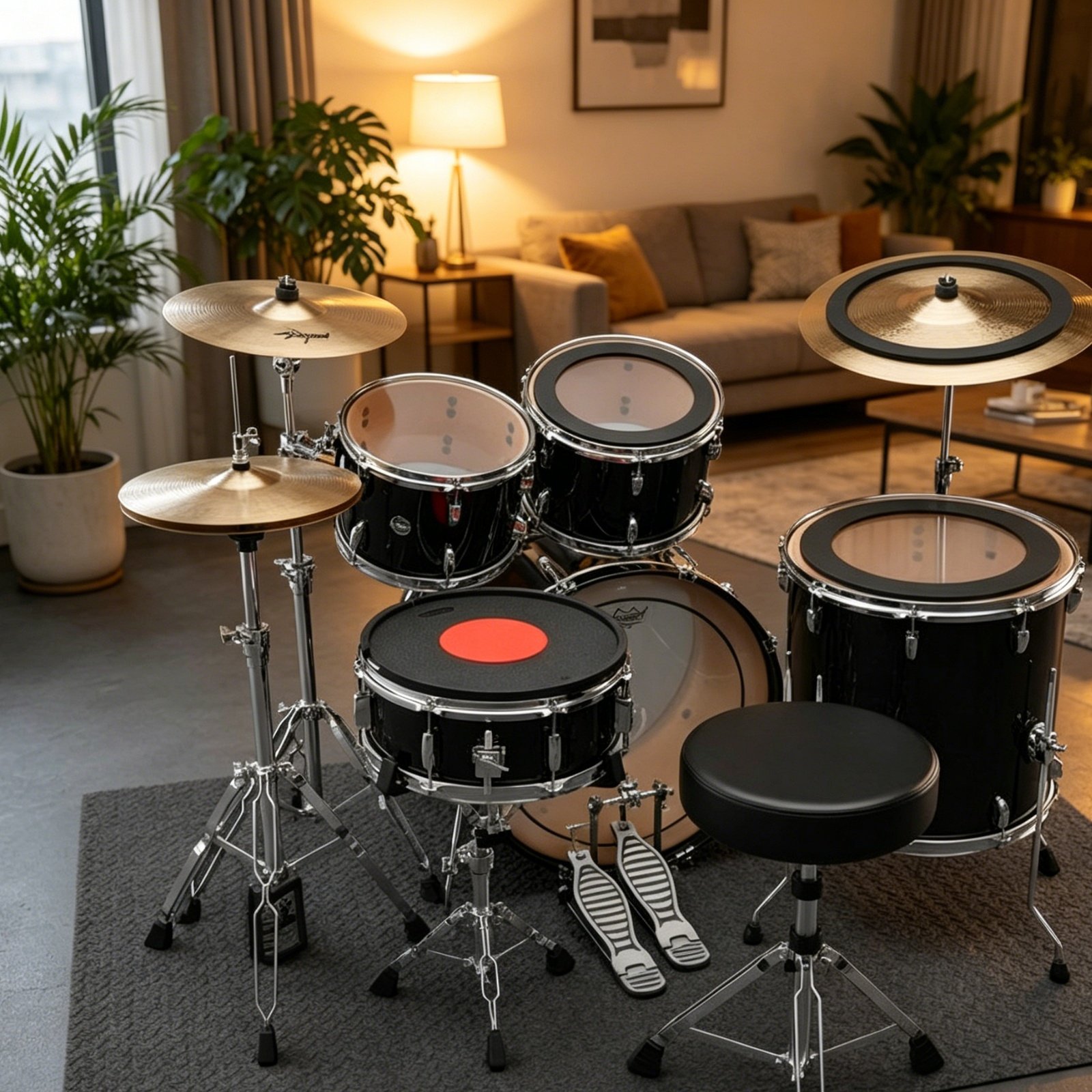 Rubber Drum and Cymbal Mutes N - Musical Instrument Drum บทวิจารณ์และราคา