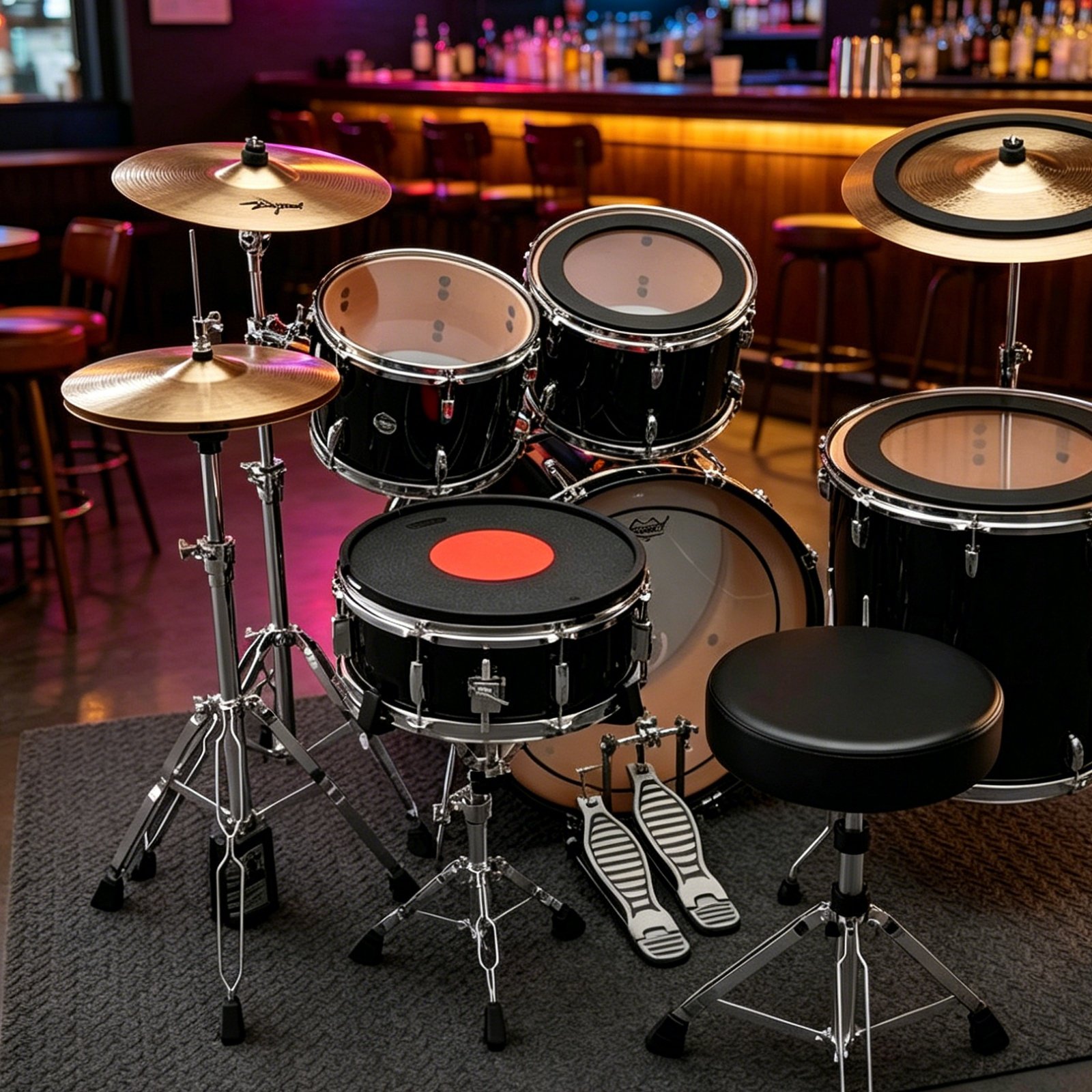 Rubber Drum and Cymbal Mutes N - Musical Instrument Drum บทวิจารณ์และราคา