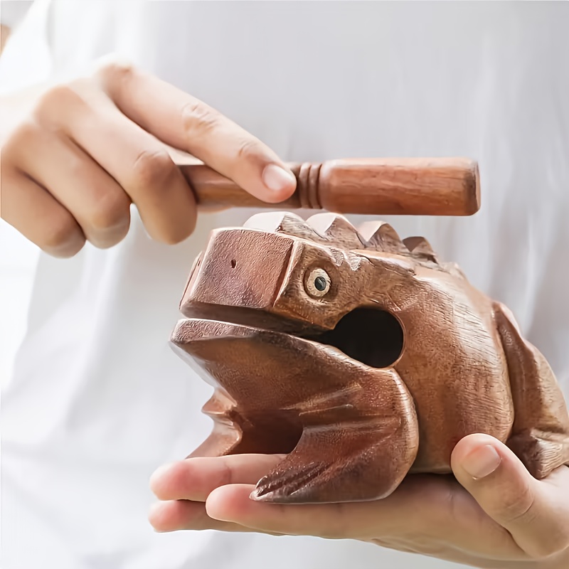 Wooden Frog Classic Handmade P - Musical Instrument In Africa บทวิจารณ์และราคา