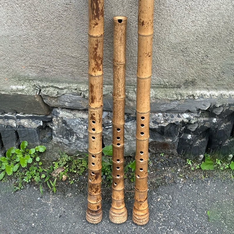 8 Holes Chinese Vertical Bambo - Shakuhachi Bamboo Flute บทวิจารณ์และราคา
