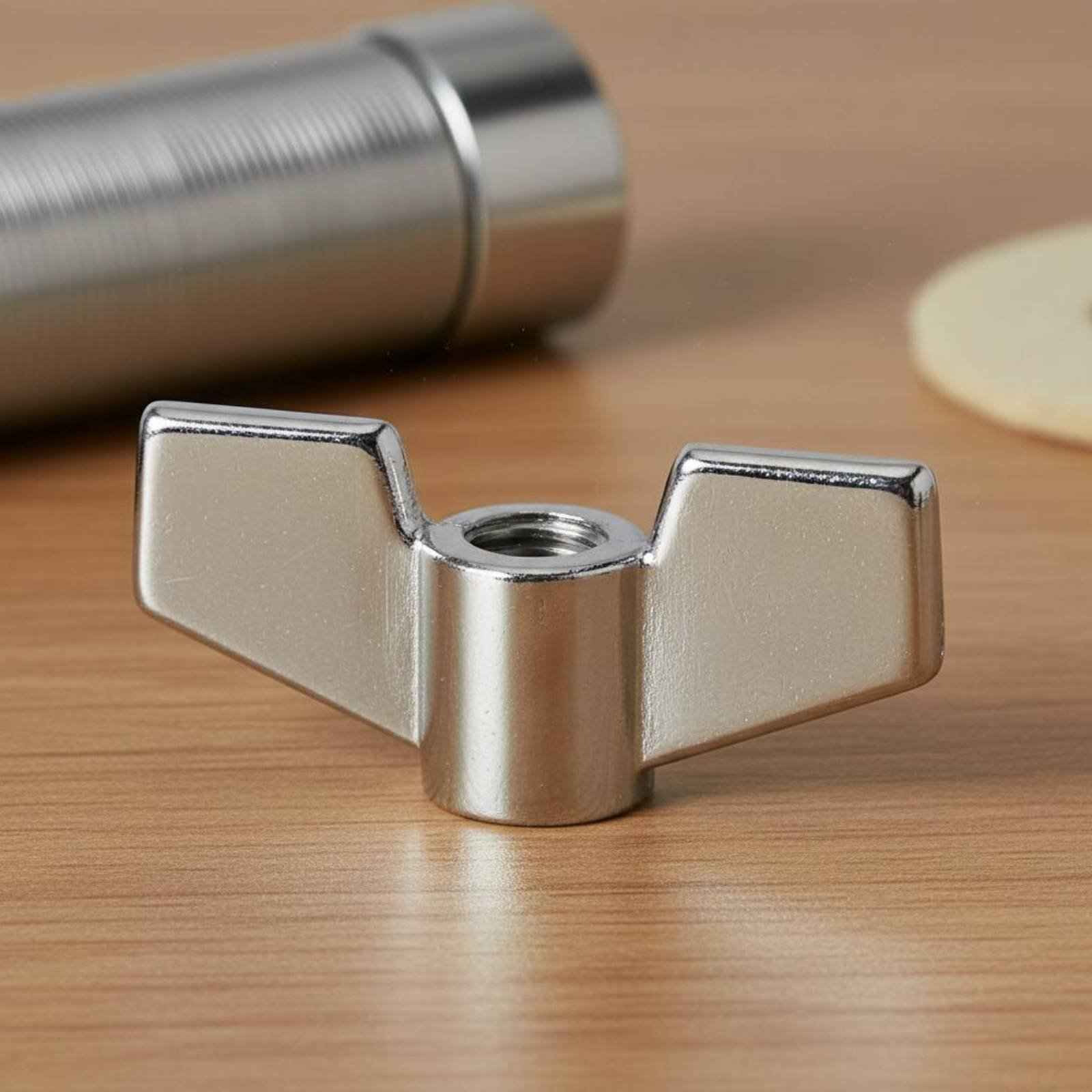 Cymbal Stand Thumb Nut Chrome  - Musical Instrument Drum บทวิจารณ์และราคา