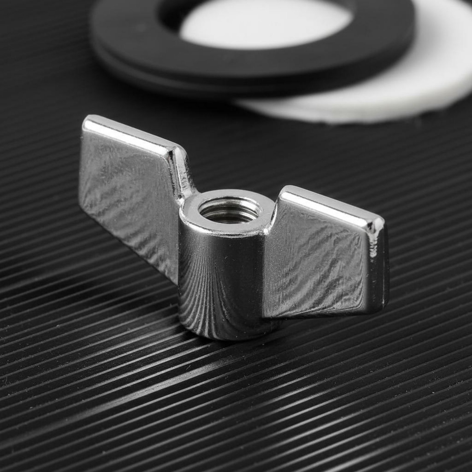 Cymbal Stand Thumb Nut Chrome  - Musical Instrument Drum บทวิจารณ์และราคา