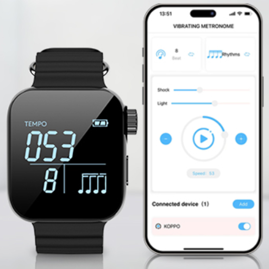 Wearable Vibrating Metronome 4 - Musical Instrument Drum บทวิจารณ์และราคา