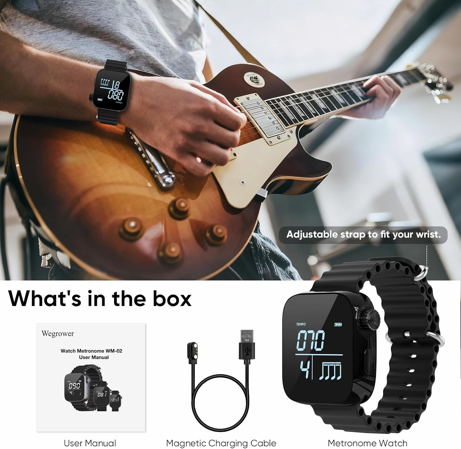 Wearable Vibrating Metronome 4 - Musical Instrument Drum บทวิจารณ์และราคา