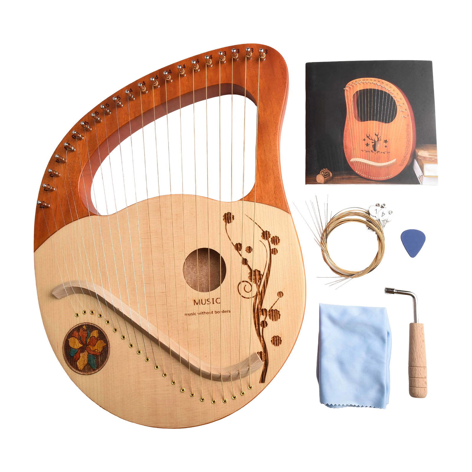Music Instrument Lyre Lyre Lyr - Musical Instrument Brands บทวิจารณ์และราคา