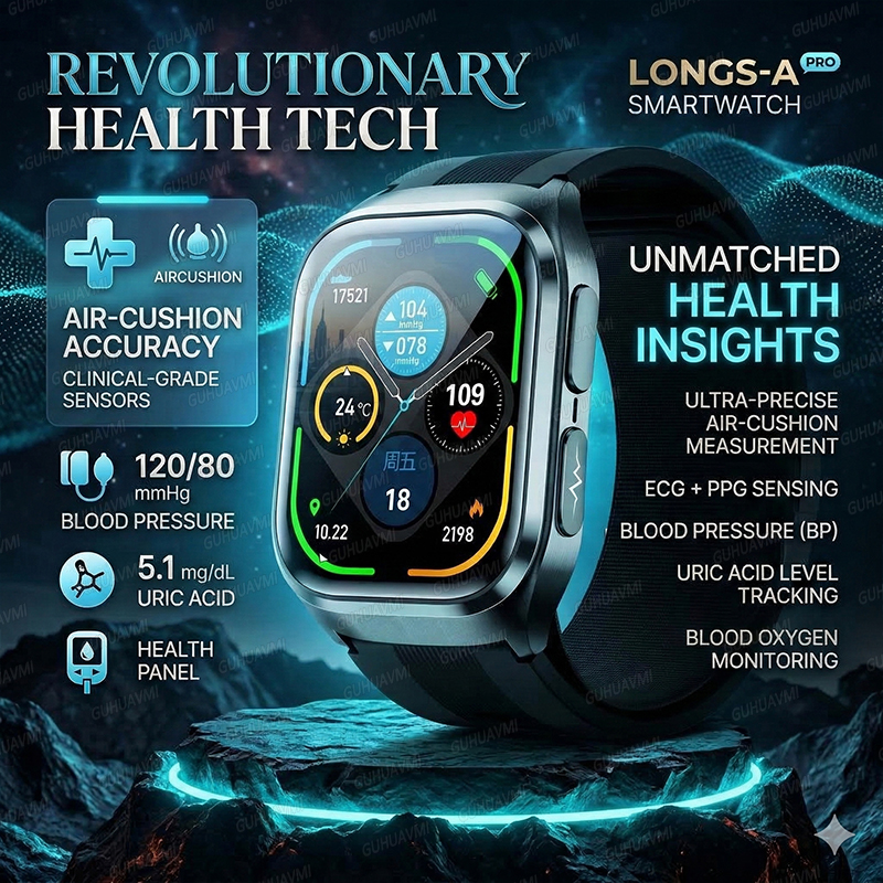 New Airbag Smart Watch Men AI  - Musical Instrument In Japanese บทวิจารณ์และราคา