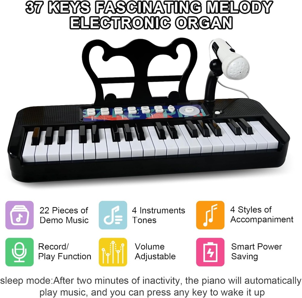 37 Keys Piano Keyboard Toy wit - Musical Instrument Of Keyboard บทวิจารณ์และราคา