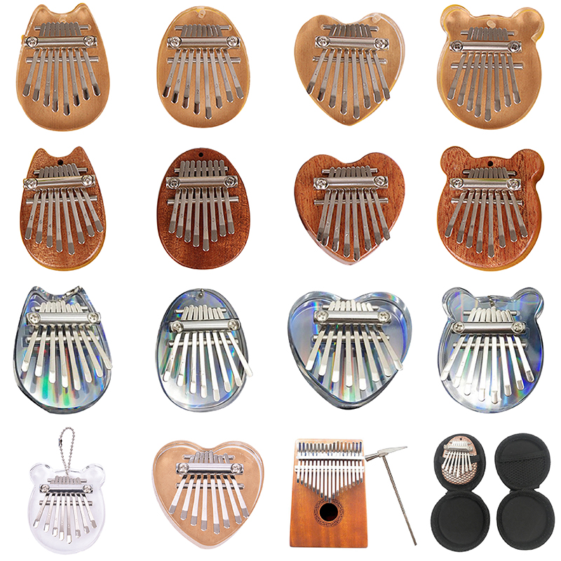 8 Keys Kalimba Thumb Piano Hig - Musical Instrument In Africa บทวิจารณ์และราคา