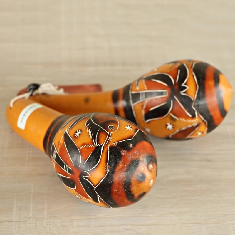 Africa Maraca Children Wooden  - Musical Instrument In Africa บทวิจารณ์และราคา
