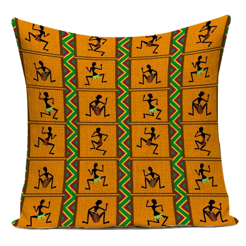 Retro African Woman Cushion Co - Musical Instrument In Africa บทวิจารณ์และราคา