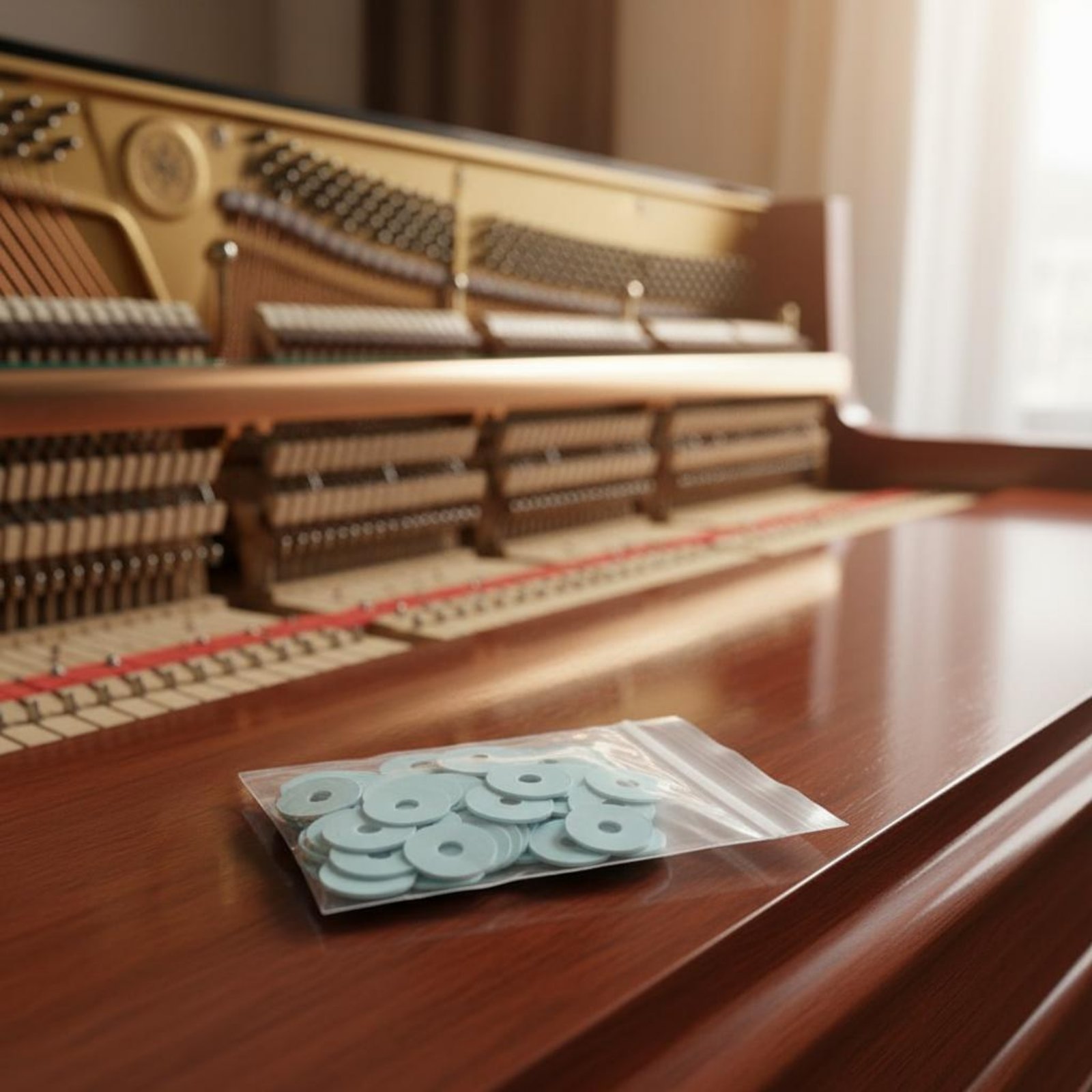 100 Pieces Piano Paper Washers - Musical Instrument Of Keyboard บทวิจารณ์และราคา