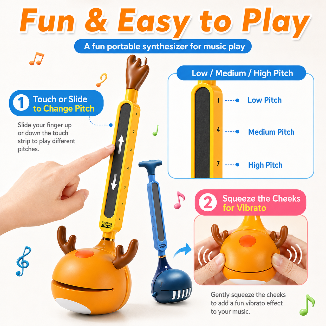 Otamatone Japanese Electronic  - Musical Instrument In Japanese บทวิจารณ์และราคา