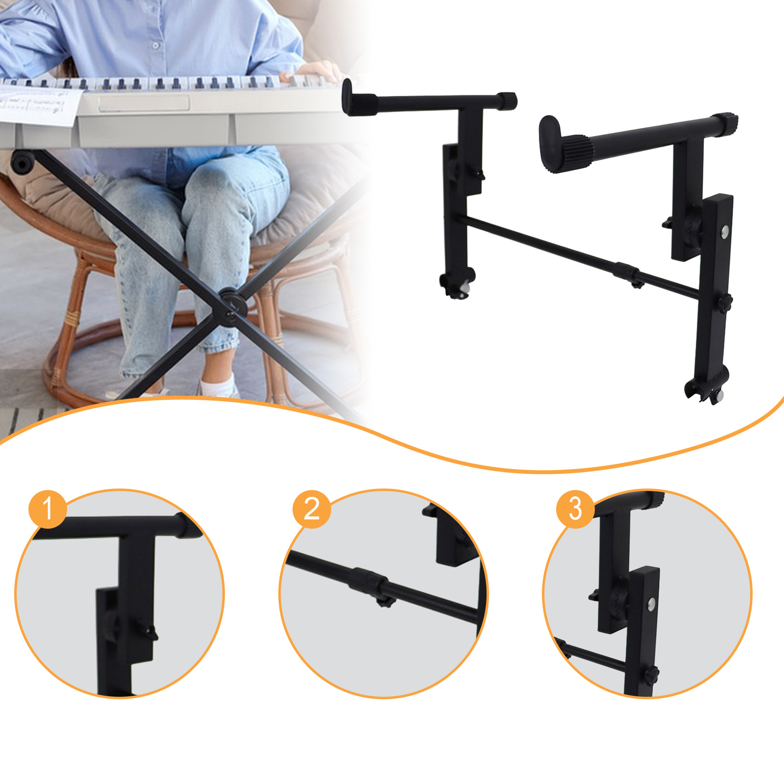 Metal Electric Piano Rack 2 Ti - Musical Instrument Of Keyboard บทวิจารณ์และราคา
