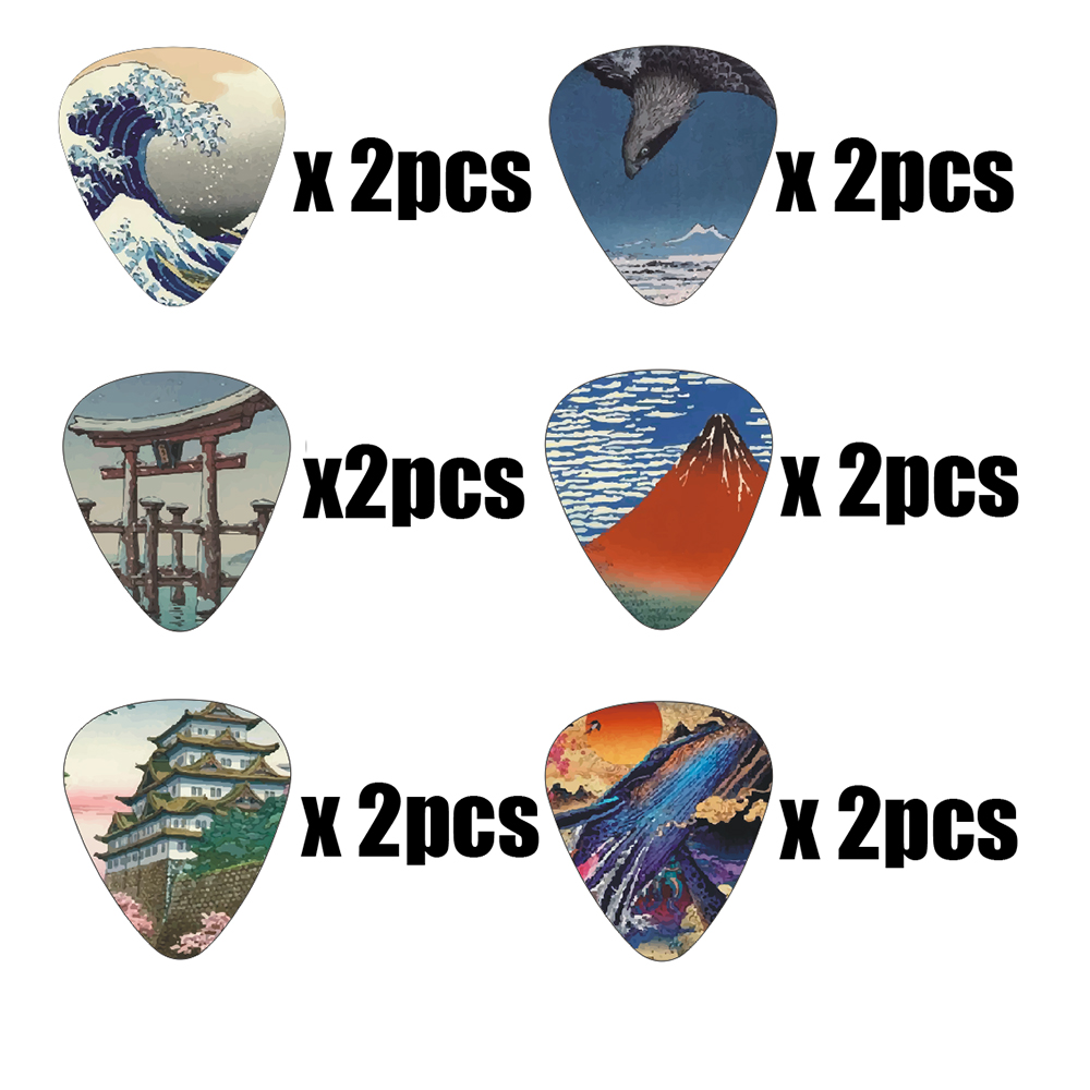 New 12pcs/set  Guitar Picks -  - Musical Instrument In Japanese บทวิจารณ์และราคา