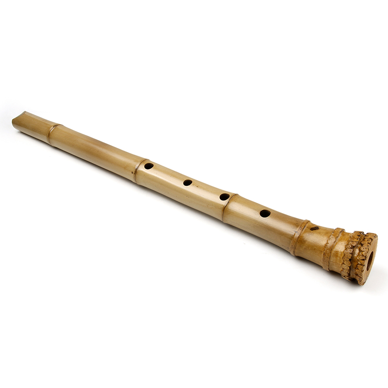 Vertical Bamboo Flute with Sha - Shakuhachi Bamboo Flute บทวิจารณ์และราคา