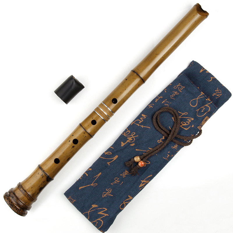 D Key Two-Section Shakuhachi 5 - Shakuhachi Bamboo Flute บทวิจารณ์และราคา