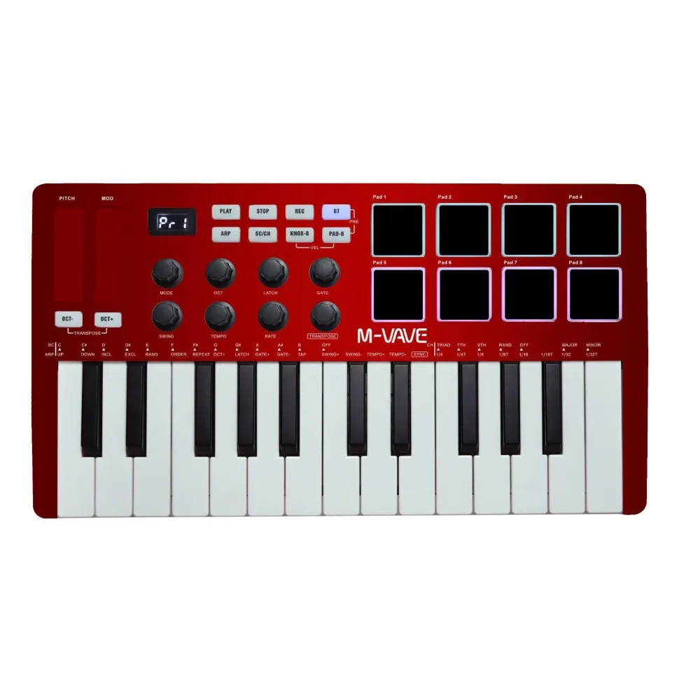 M-VAVE MIDI 25-Key USB MIDI Ke - Musical Instrument Of Keyboard บทวิจารณ์และราคา
