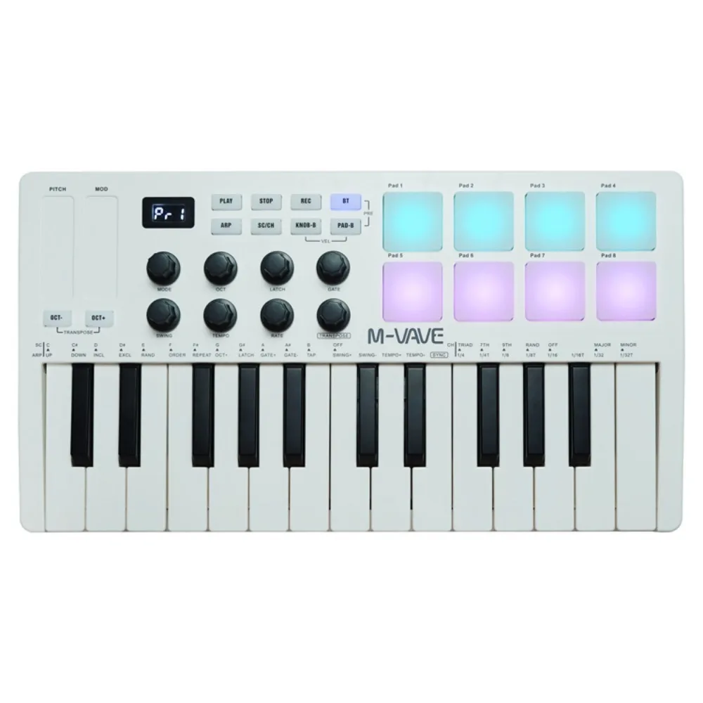 M-VAVE MIDI 25-Key USB MIDI Ke - Musical Instrument Of Keyboard บทวิจารณ์และราคา