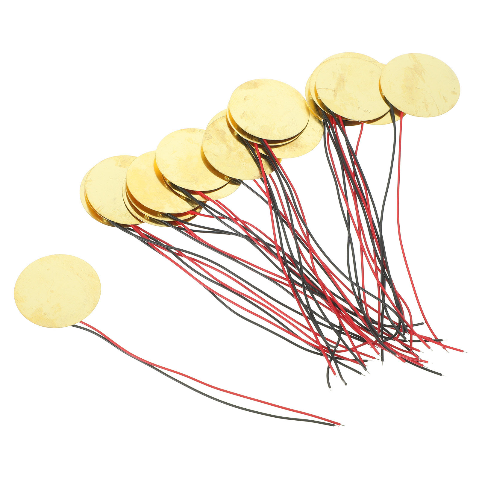 20Pcs Piezo Discs Copper Music - Musical Instrument Drum บทวิจารณ์และราคา